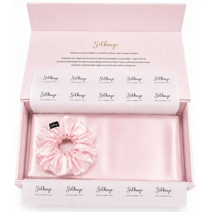 Silkeep baby roze paket jastučnica gumica j-g u kutiji