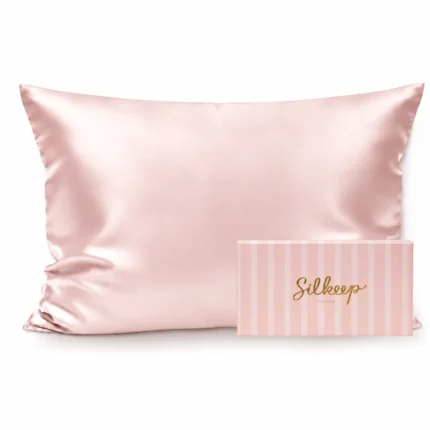 Silkeep svilena baby roze jastučnica king 60x80cm sa roze kutijom