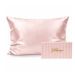 Silkeep svilena baby roze jastučnica queen 50x70cm sa roze kutijom