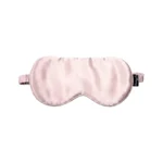 Svilena baby roze maska za spavanje sa etiketom