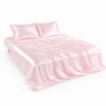 Silkeep svilena baby roze komplet double posteljina