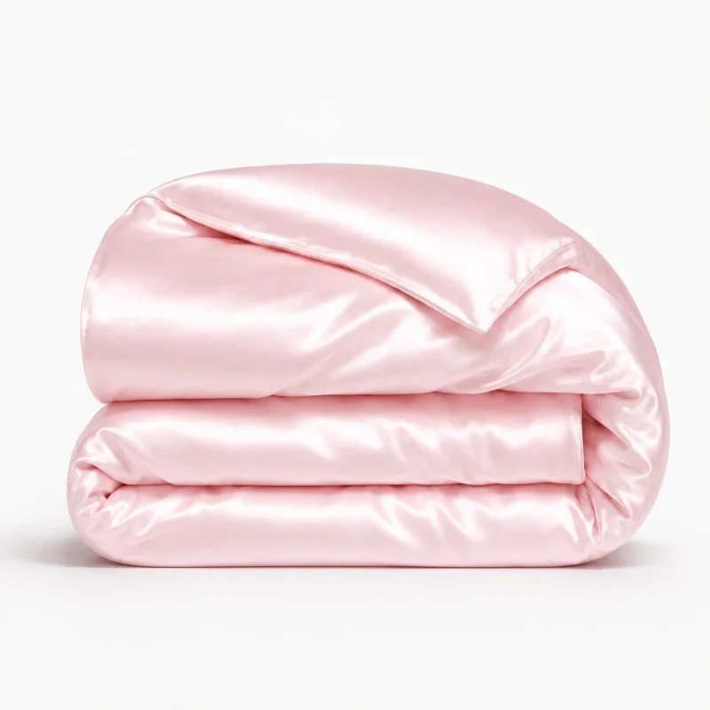 Silkeep svilena baby roze navlaka za jorgan