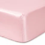 Silkeep svileni baby roze čaršav sa lastišem namešten