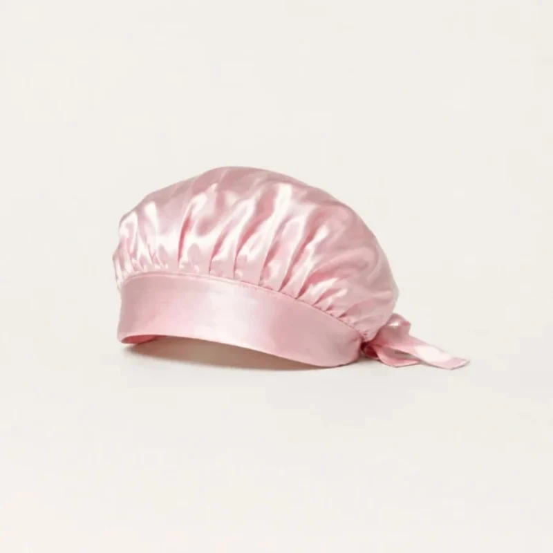 Silkeep svilena baby roze nocna kapa m
