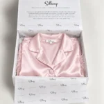 Silkeep baby roze svilena pidžama sa perjem u kutiji