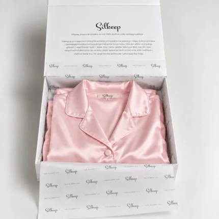 Silkeep baby roze svilena pidžama u kutiji