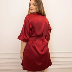silkeep-svileni-crveni-kimono-leđa