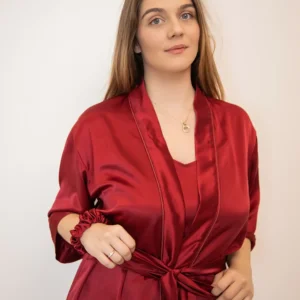 silkeep-svileni-crveni-kimono-napred