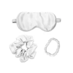 100% Svileni Beli Set Za Noć