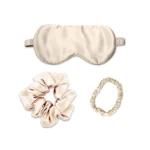 100% Svileni Bež Set Za Noć