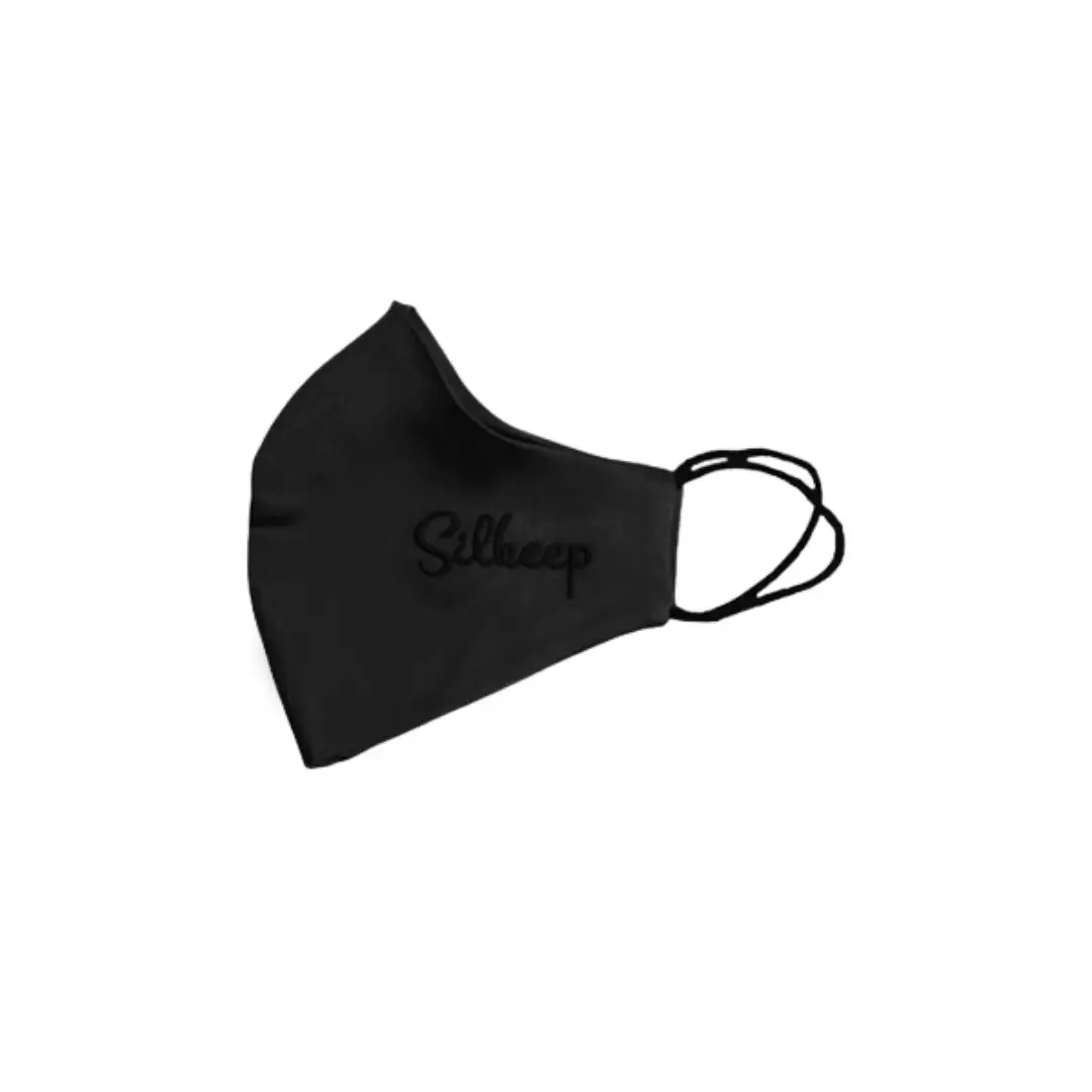 silkeep-svilena-crna-dnevna-maska-za-lice.webp 100% Svilena Crna Maska Za Lice - Слика 1