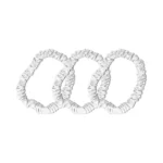 100% Svilene Bele Mini Gumice 1cm (3 kom)