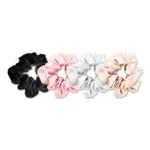 100% Svileni Mix Puffy Set Za Kosu 6cm (4 kom)