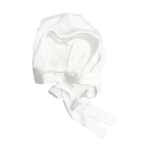 100% Svilena Bela L Noćna Kapa