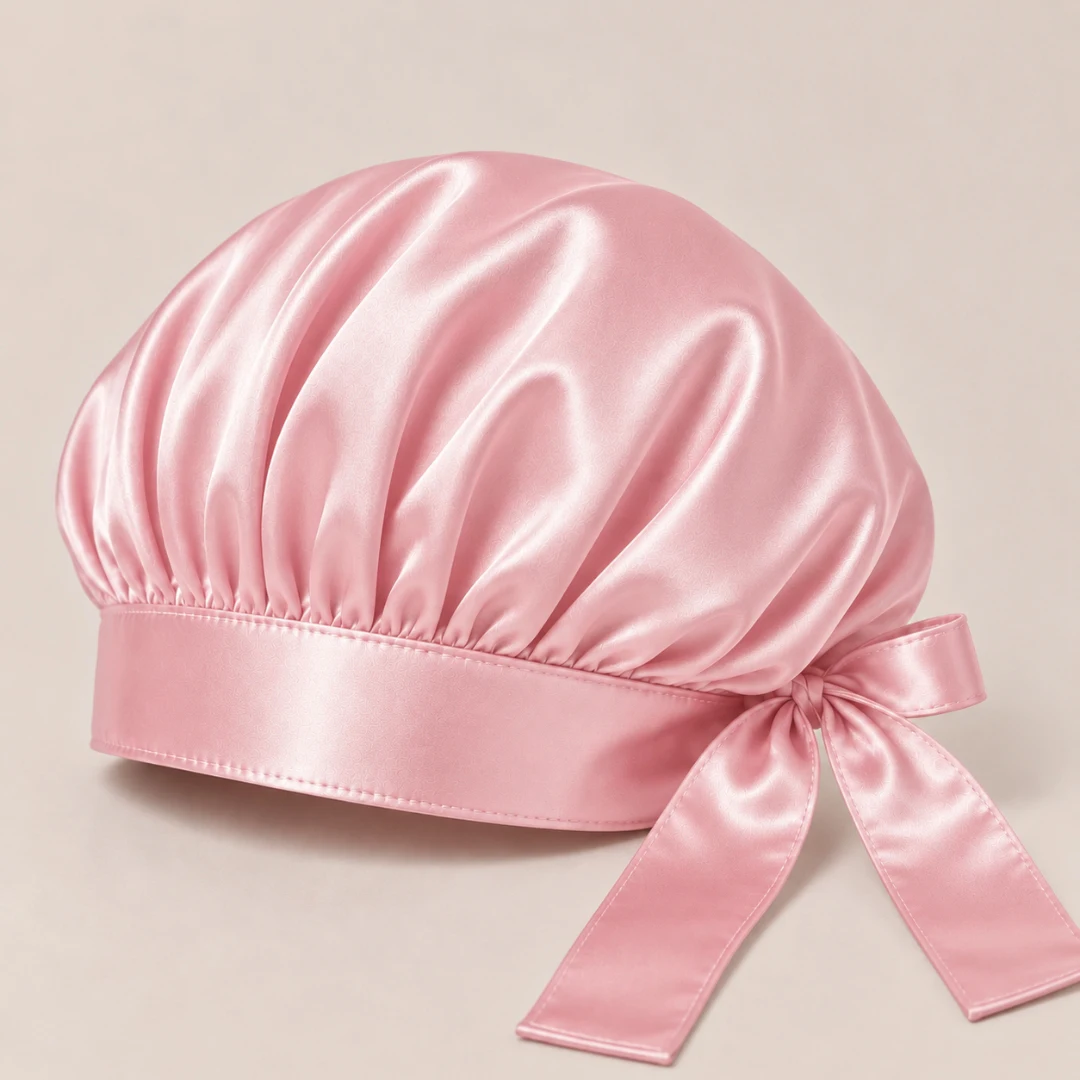 Silkeep svilena baby roze noćna kapa xl Silkeep svilena baby roze noćna kapa xl